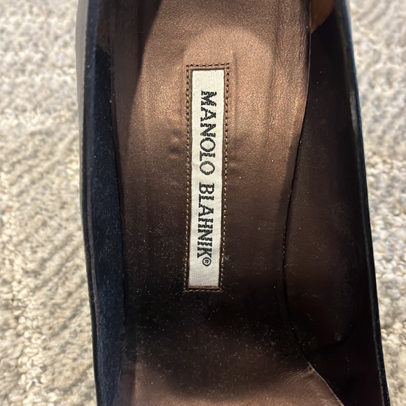 Manolo 39.5 black heels - Picture 5 of 8